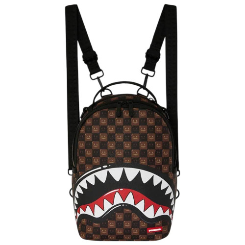 Sprayground Τσάντα πλάτης Sharks In Paris WTF Bubbly Brown Check Mini Backpack